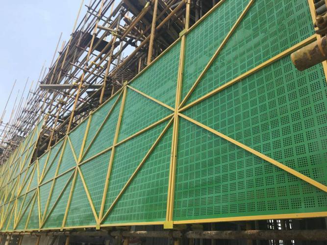 钢板爬架网片建筑钢板爬架网片价格施工安全防护网