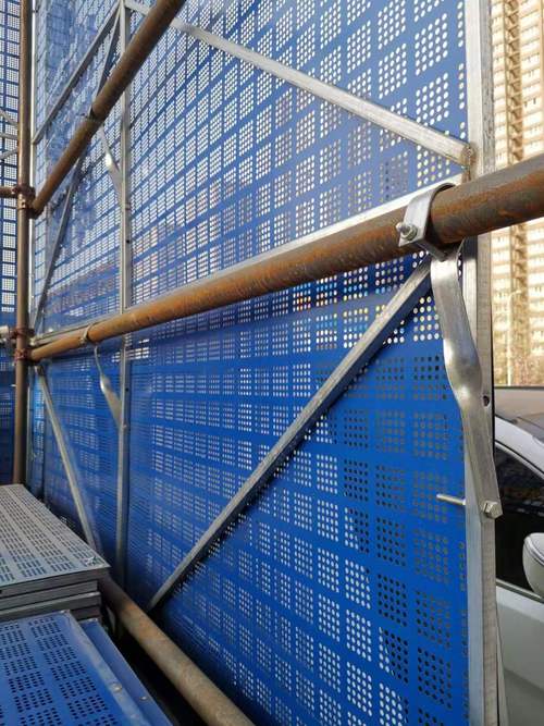 爬架网金属网建筑保护网防风抑尘网